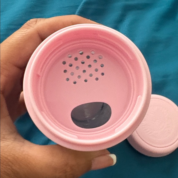 Starbucks 2023 Sakura Cherry Blossoms Bottle W Lid Shiny Blue 355 mL/12 Fl Oz - Picture 6 of 7